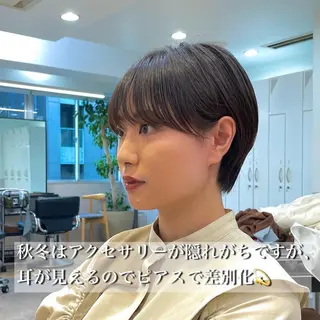 ショート 木下英治/ボブ ショート銀座のヘアスタイル