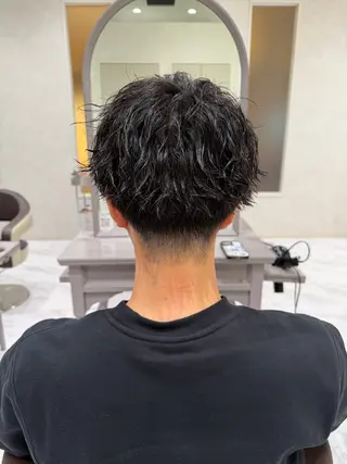 パーマ メンズ 韓国風🌷✨ 守屋紗希のヘアスタイル