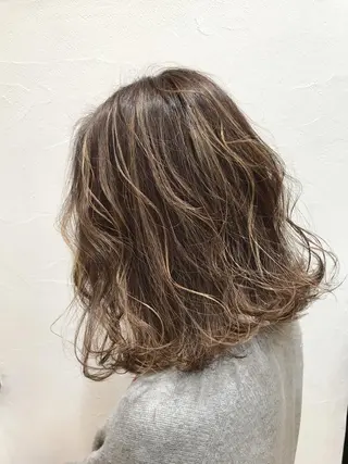 ミディアム カラー メンズカット特化柏駅 徒歩3分LOUのヘアスタイル