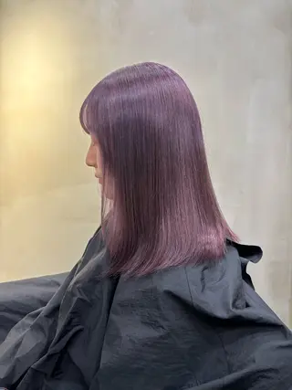 ミディアム カラー 中園康 /カラー/ブリーチのヘアスタイル