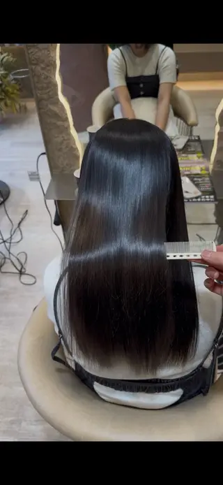 セミロング レイヤー/韓国❣️ 髪質改善/e_kiのヘアスタイル