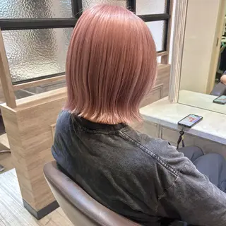 ショート カラー mio ︴ アレンジ ︴ 透明感カラーのヘアスタイル