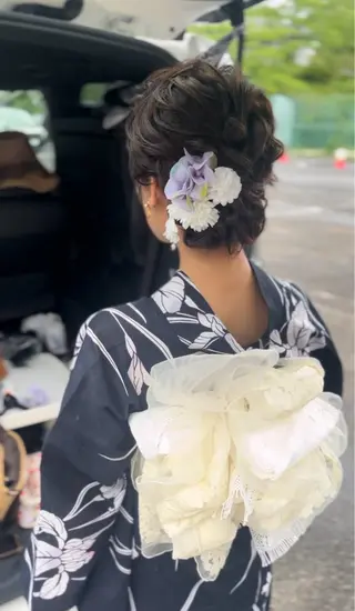 ラピスコ所属・ヘアメイク MEGUのヘアスタイル