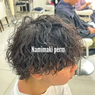 パーマ メンズ垢抜け/トータ ルプロデュース/大丸のヘアスタイル