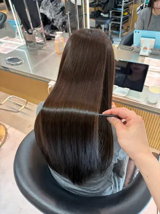 ロング カラー パーマ ヘアアレンジ 【博多髪質改善】 吉村　清志のヘアスタイル