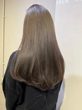 カラー レイヤーカット🍏 オリーブ/ののかのヘアスタイル