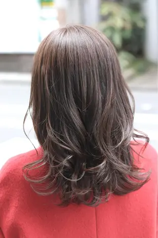 ミディアム カラー ヘアアレンジ 川内 政人のヘアスタイル