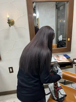 ロング カラー 村田梨乃/ minim hairのヘアスタイル