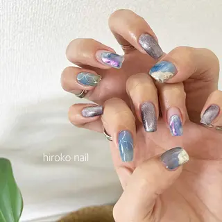 ロング ネイル hiroko nailのネイルデザイン