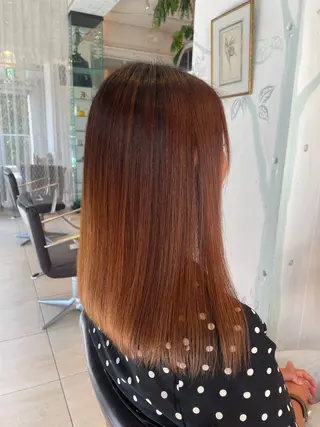 ロング パーマ 菊池 菜月のヘアスタイル