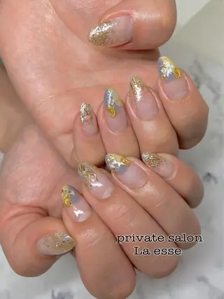 セミロング ネイル プライベートサロン La esseのネイルデザイン