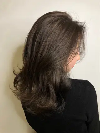 ミディアム カラー 小川 裕太のヘアスタイル