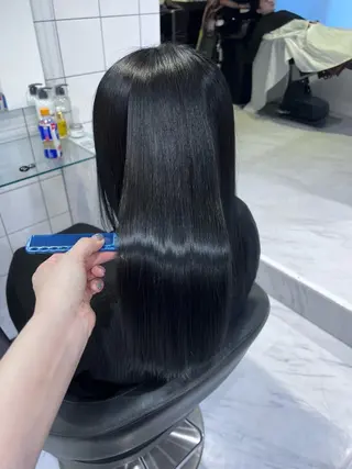 ロング 艶カラー美髪縮毛矯正 /髪質改善✨️ユウキのヘアスタイル