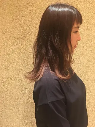 ミディアム 韓国ヘアならお任せ！ 小辻李菜💕のヘアスタイル