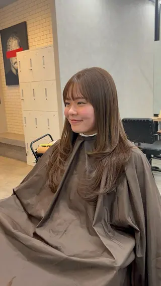 ロング カラー いなみね はるきのヘアスタイル