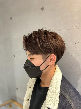 ショート カラー パーマ メンズ 🔥メンズ超特化🔥 青木海斗のヘアスタイル