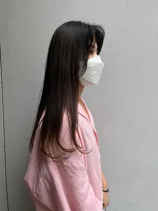 ロング ヘアアレンジ 韓国好き🇰🇷 美容師MIKUのヘアスタイル