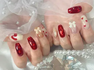ネイル bijou nails 蓮のネイルデザイン