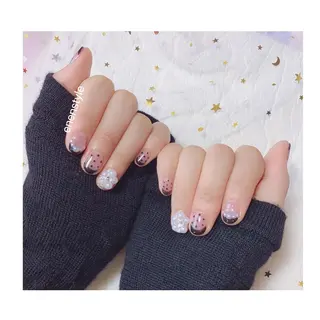ショート ネイル 👑enen style👑のネイルデザイン