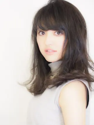 セミロング カラー オーナースタイリスト 佐藤のヘアスタイル