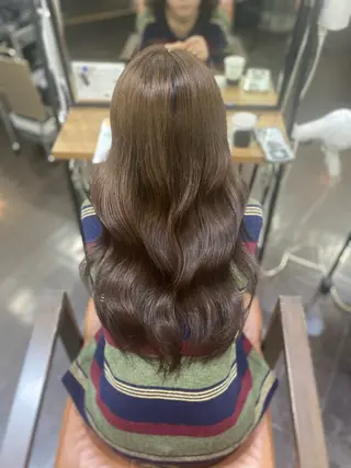 ロング カラー ヘアアレンジ 🍒ᩚ名駅/艶髪 縮毛矯正/あゆ🍒ᩚのヘアスタイル