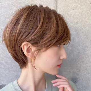 ショート カラー ショートとレイヤーが 好きな人|三浦翔のヘアスタイル