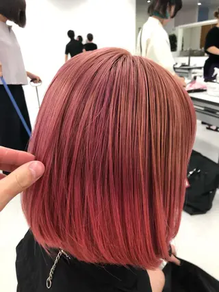 ショート カラー パーマ ヘアアレンジ メンズ キッズ ネイル マツエク・マツパ 🌈髪質改善・美髪矯 正・平野瀬乃🌈のヘアスタイル