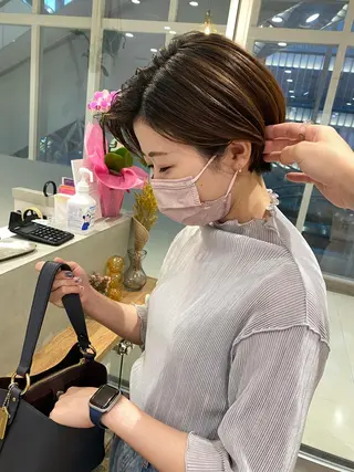 ショート カラー marble by KENJEのヘアスタイル