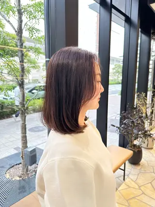 ミディアム 中尾 碧斗のヘアスタイル