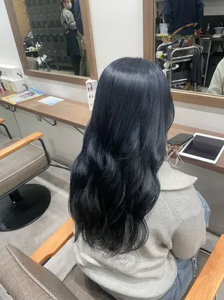 ロング ルナ🫐縮毛矯正 🫐髪質改善のヘアスタイル