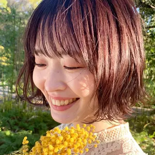 ミディアム カラー 韓国ヘア /男女☘️ 細江 美紅のヘアスタイル