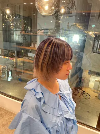 カラー NATSUMI 🐻❄️🤍のヘアスタイル
