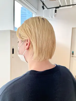 ショート カラー メンズ 🔷ダブルカラーハイ トーン🔷櫻井走のヘアスタイル