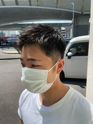 ショート メンズ RAPTURE 宝地店のヘアスタイル