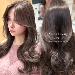 ロング カラー 🇰🇷韓国風くびれ ヘア🇰🇷中村優大のヘアスタイル
