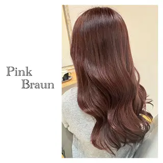 ロング カラー レイヤーカット・ 縮毛矯正 星野のヘアスタイル
