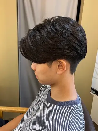 パーマ 🇰🇷ダウンパーマ 毛流れヘア🪽藤原のヘアスタイル