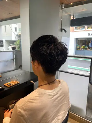 パーマ メンズ モデル/武蔵新城 /あやな🎀のヘアスタイル