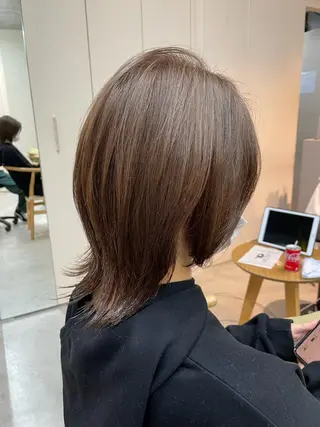 ミディアム カラー 浦和指名率No.1 ショート特化美容師のヘアスタイル