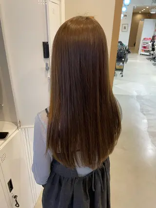 ロング 柔らかブラウン/栄/ tomitaのヘアスタイル