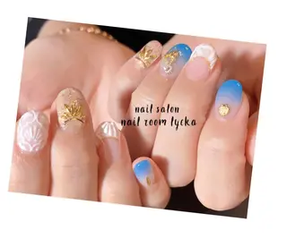 ネイル ﾈｲﾙﾙｰﾑﾘｯｶ 𝐦𝐚𝐲𝐮のネイルデザイン