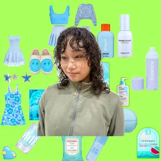 ミディアム パーマ ブリーチパーマ 🎀Rumiのヘアスタイル