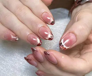 ネイル By moonネイル 🌷ワンホン/韓国風のネイルデザイン