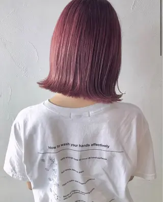 ミディアム カラー Amie北千住 【REN】のヘアスタイル