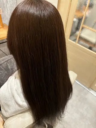 ロング カラー 似合わせ 顔周りYUUGAのヘアスタイル