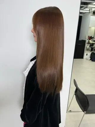 ロング 川岸 絆那のヘアスタイル