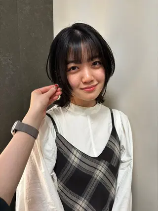 ミディアム ボブ/ショート カオリのヘアスタイル