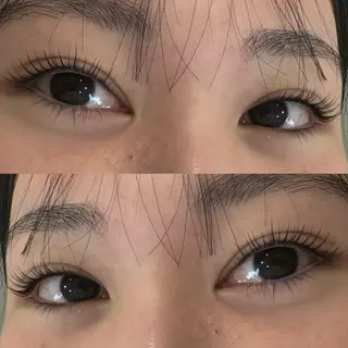 マツエク・マツパ ANELA TSUBAKIのマツエク・マツパデザイン