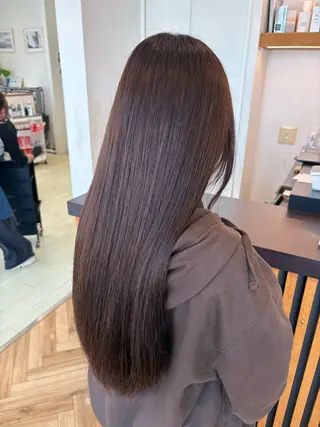 ロング カラー 艶カラー✨ 河津さくらのヘアスタイル