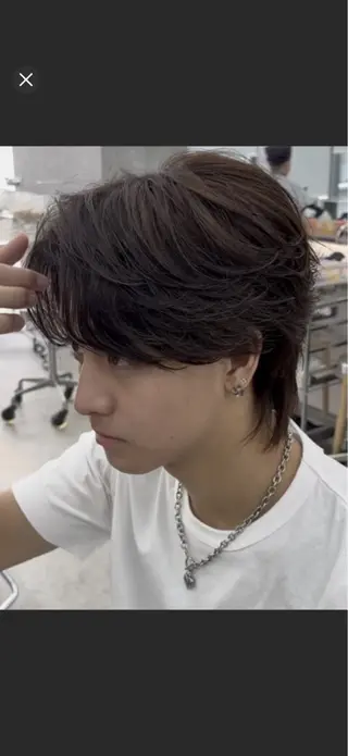 パーマ メンズ メンズ/シャドウ/ 波巻き/kyogoのヘアスタイル